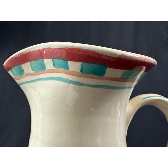 Apple Pie Southwestern Style Ceramic Pitcher - Picture 4 of 8